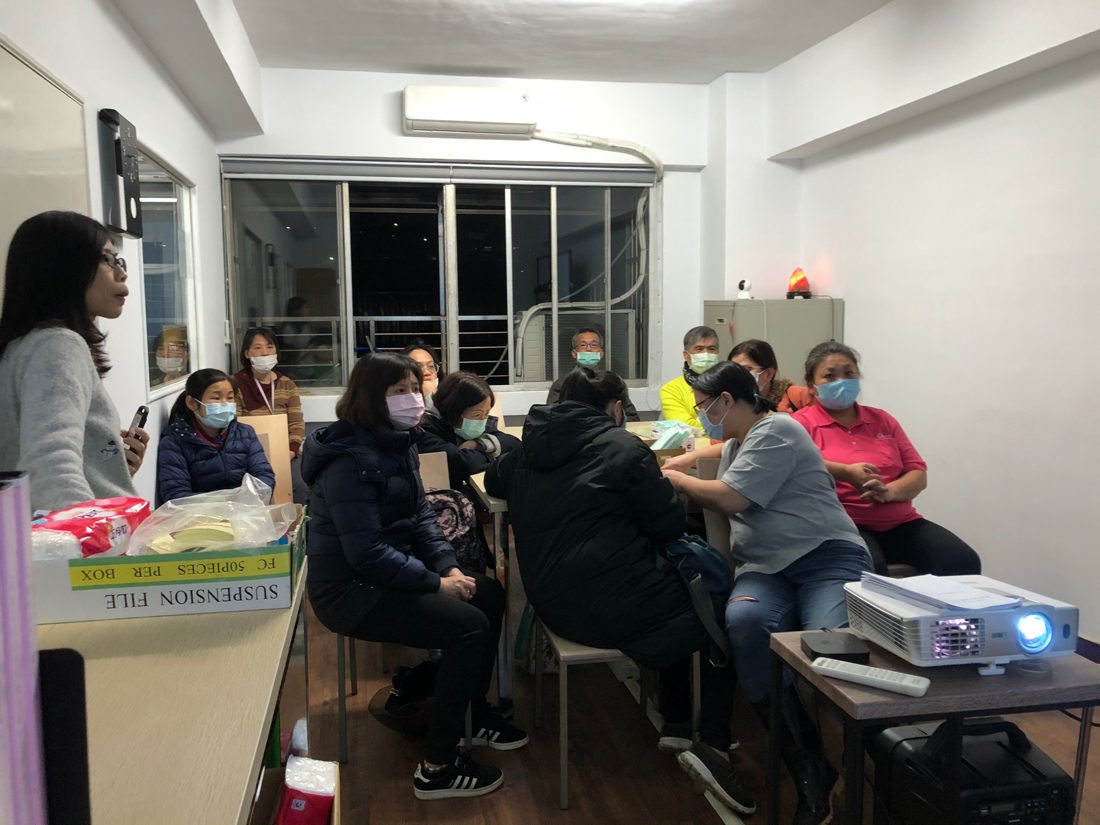 誠寶照顧服務員團隊定期督導與教育訓練實況